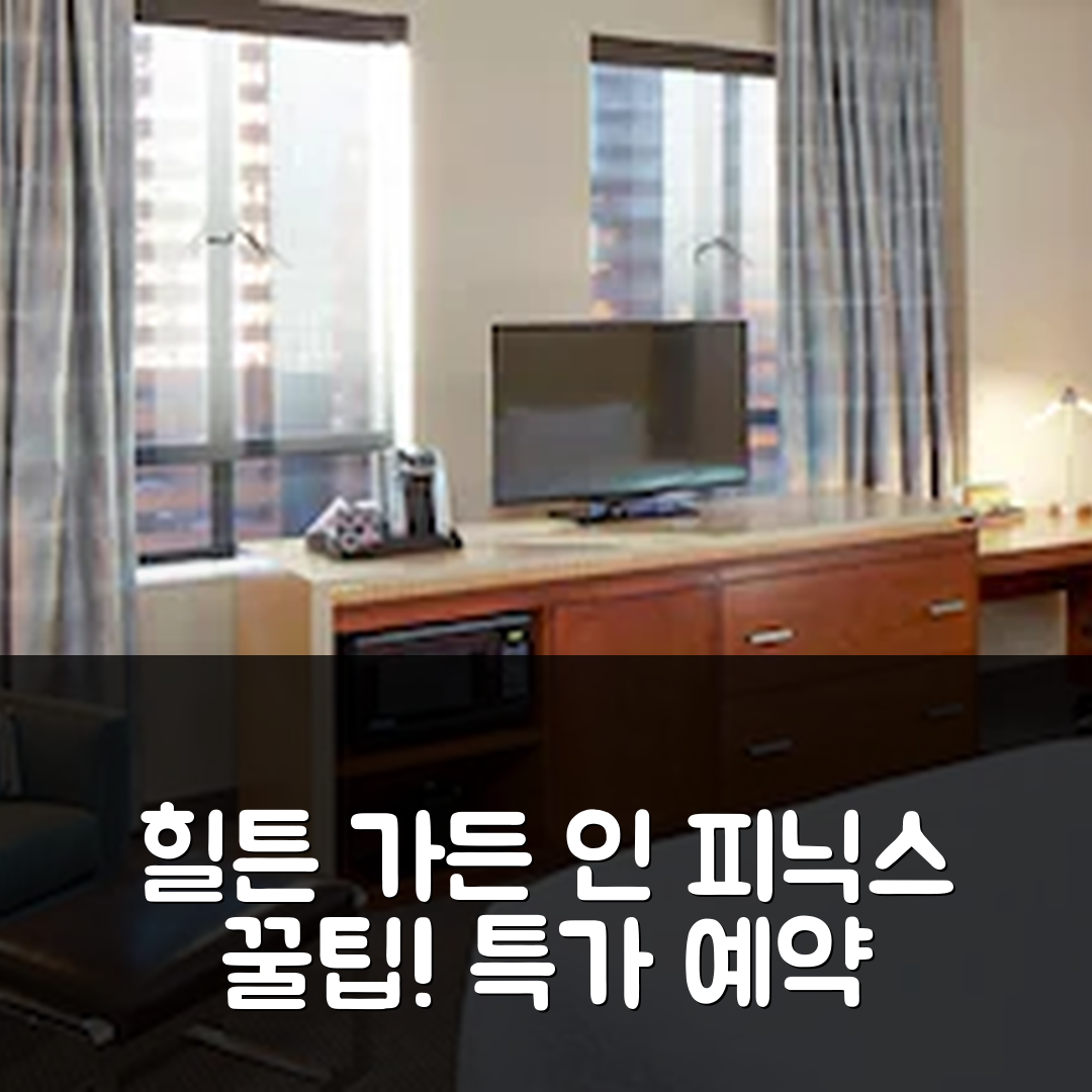 힐튼 가든 인 피닉스 시내 후기 및 특가 예약 꿀팁!