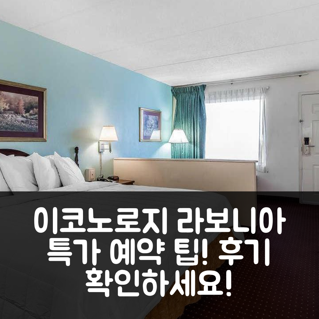 이코노 로지 라보니아 (GA) 후기 및 특가 예약 꿀팁!