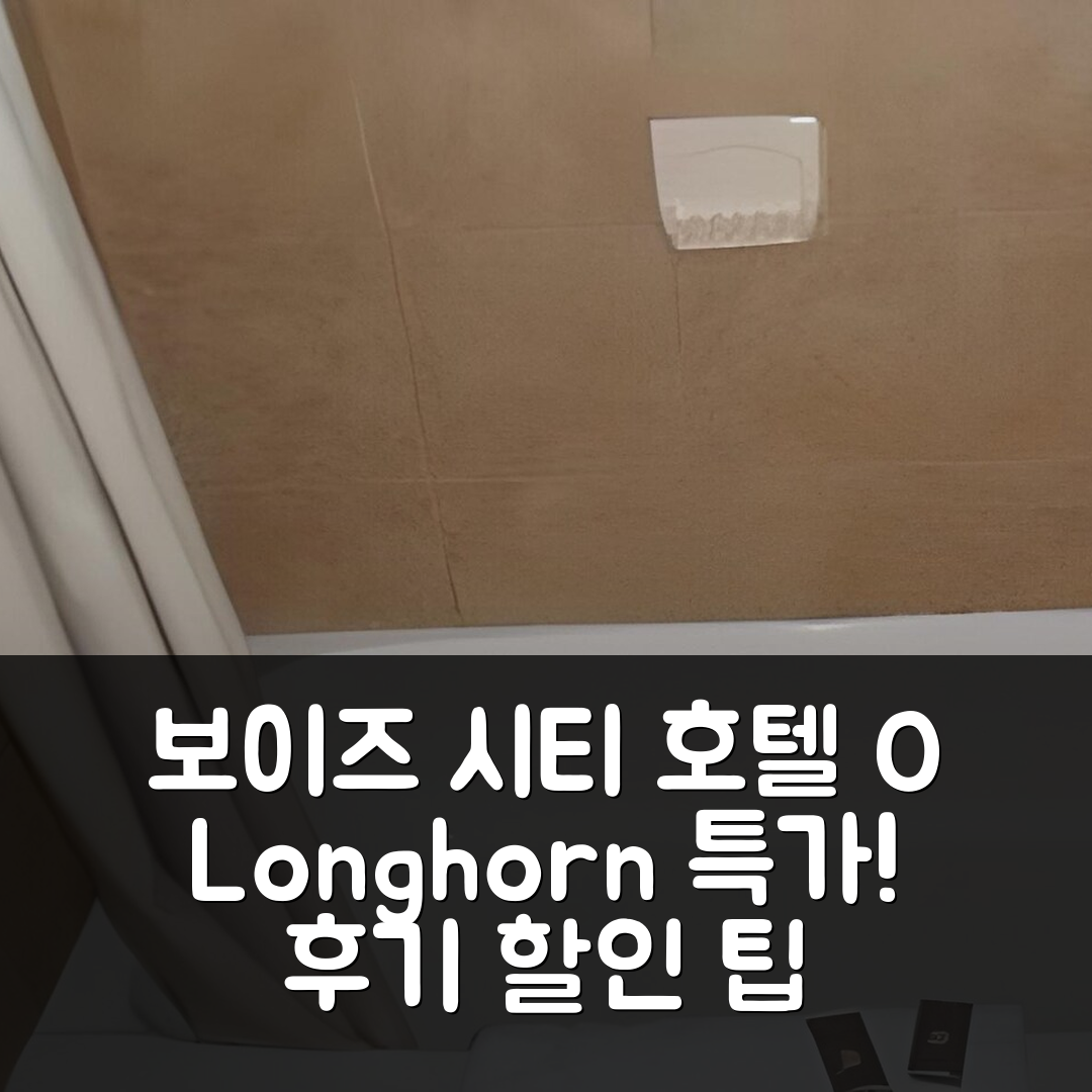 Hotel O Longhorn Boise City OK, 보이즈 시티 후기와 대박 할인 팁
