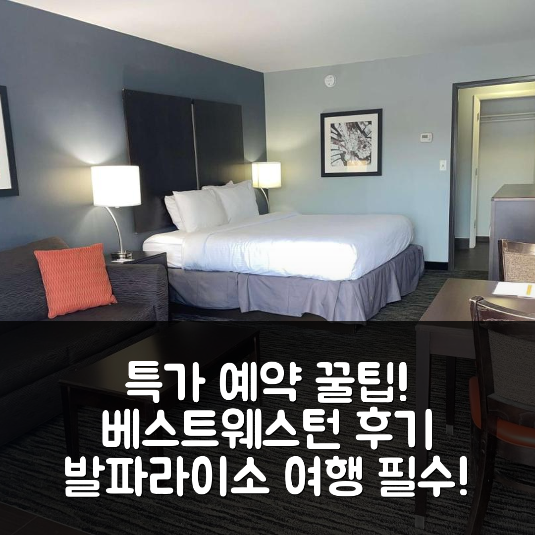 베스트웨스턴 대학 인 앳 발파라이소 특가 예약 후기와 꿀팁!