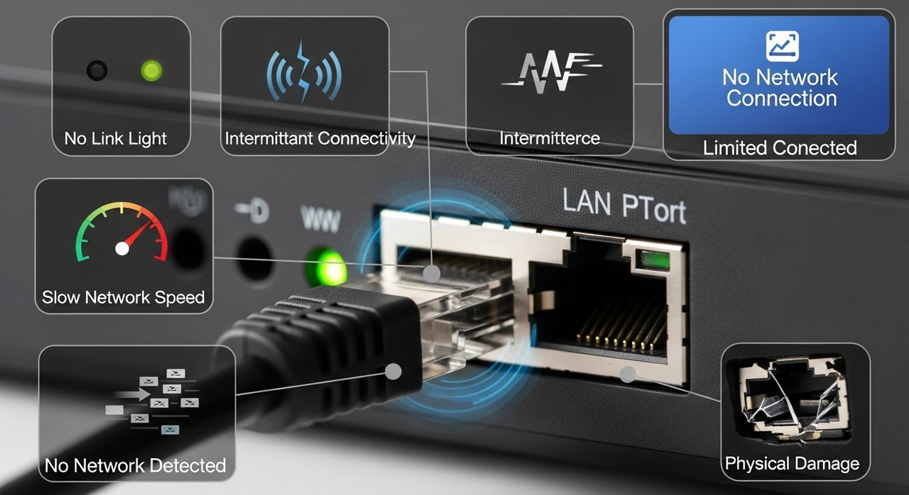 랜 포트 불량일 때 나타나는 증상 5가지 총정리