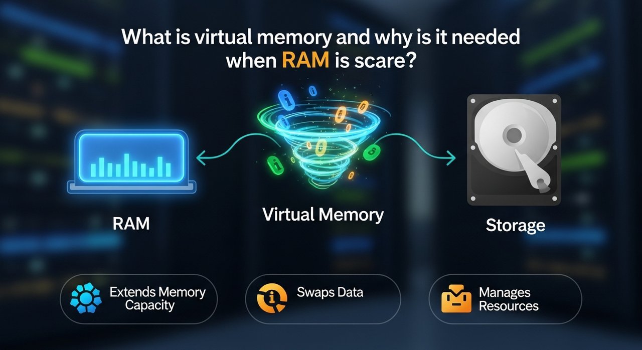 가상 메모리란 무엇이고 램이 부족하면 왜 필요할까? 3가지 핵심 정리!