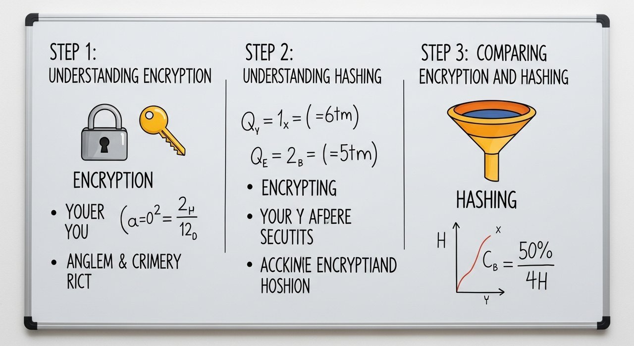 암호화와 해시 차이 보안 용어 설명 3단계 마스터 비법