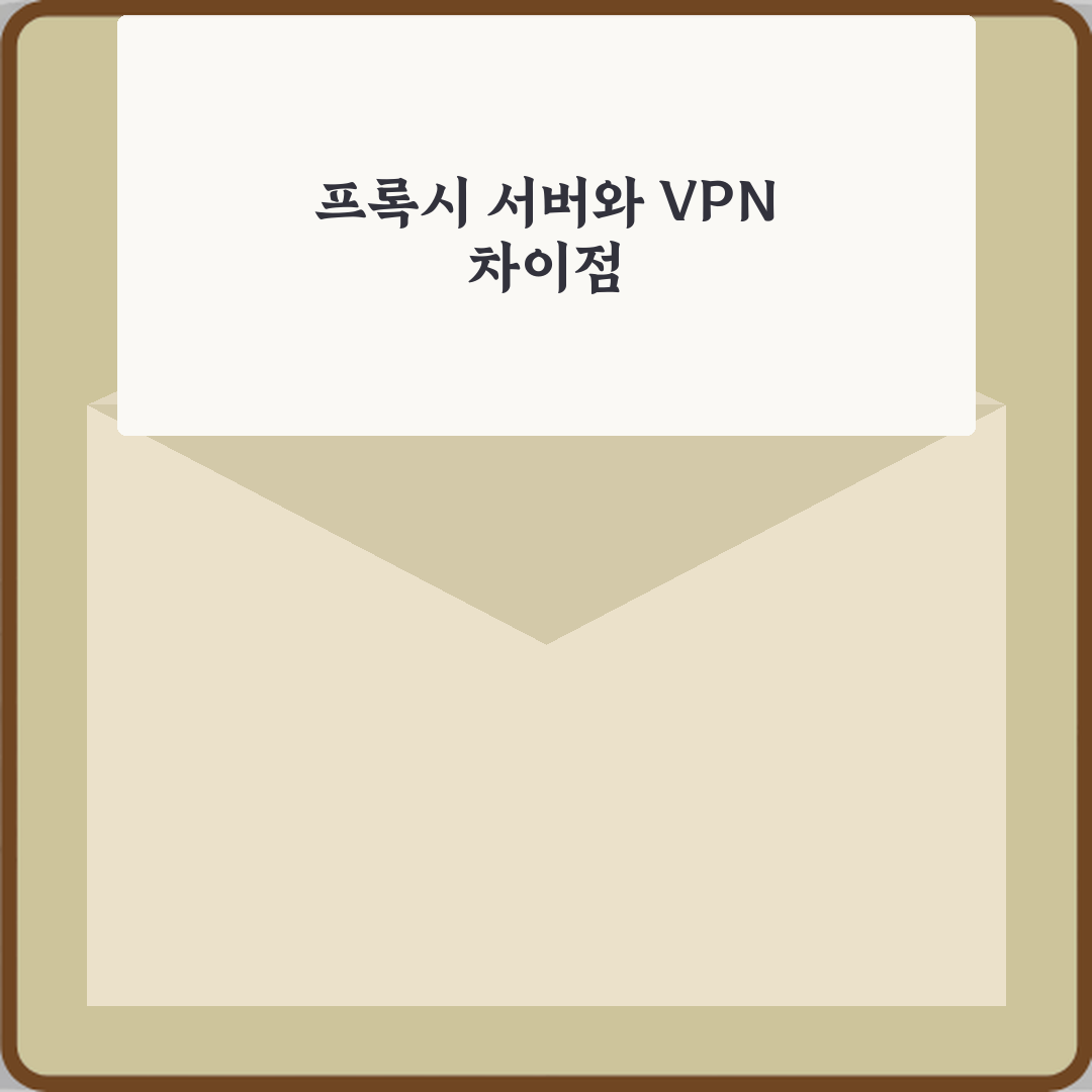 프록시 서버와 VPN 보안 차이, 5가지 오해와 진실