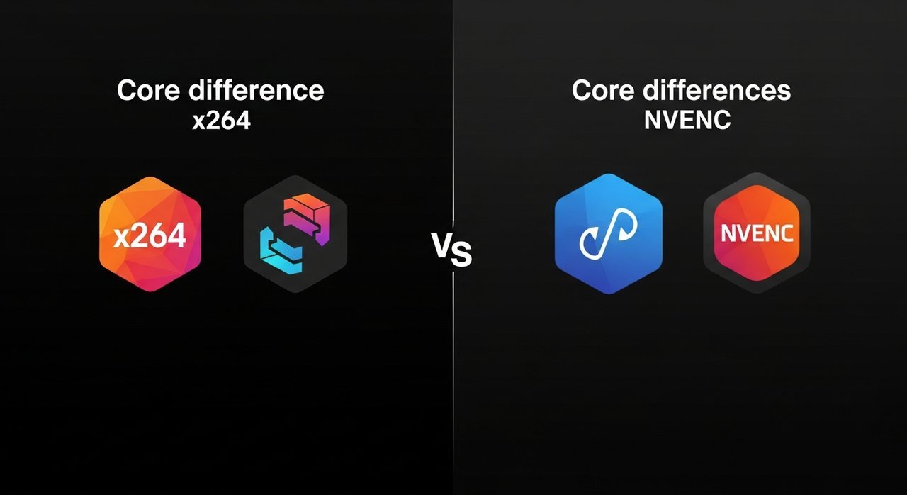 스트리밍 인코딩 x264와 NVENC 차이, 3가지 핵심 비교
